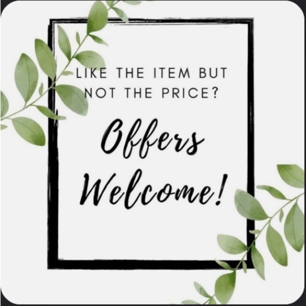 SALE SALE SALE!!!! Love the item, not the price?! Make me a reasonable offer!!!!